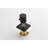 Matte Black Shower Volume Control Accessory - 3/4" Cast Metal, Brass. Extra High Flow, Adjustable Handle, Precise Temperature Control, Valve Controller Management,