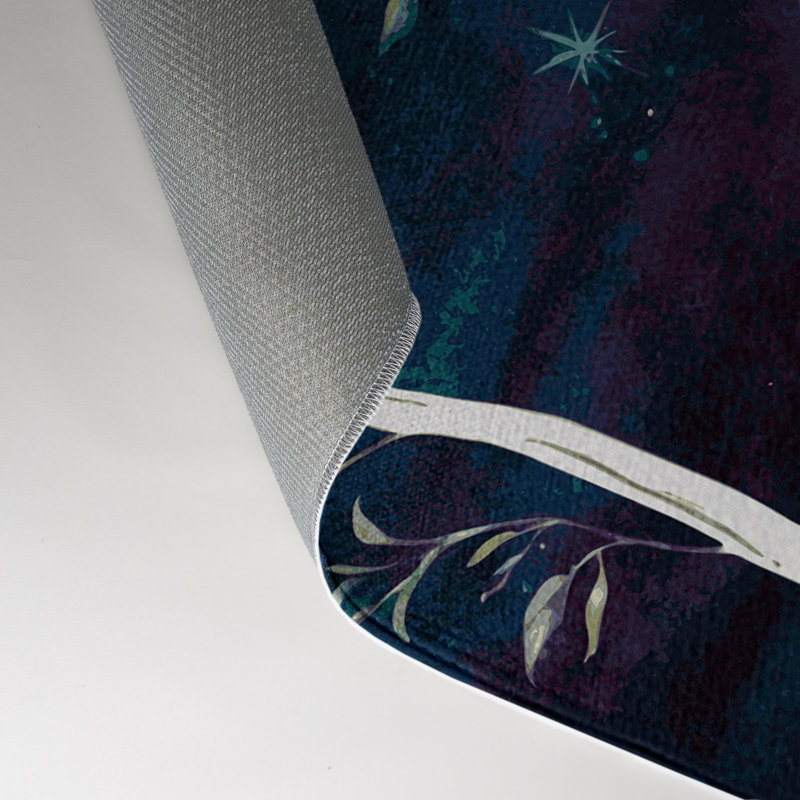 Tapis intérieur et extérieur Cosmic Bloom, Rectangle 1 pi 6 po x 2 pi 6 po