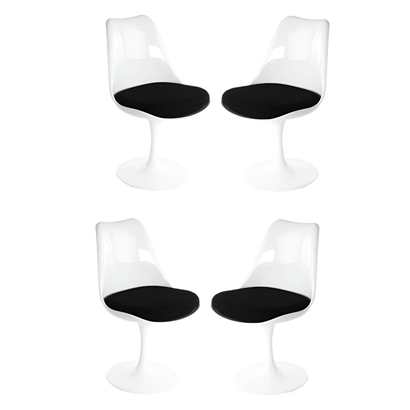 Chaise sans accoudoirs, Noir, noir, noir, noir