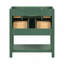 Meuble-lavabo de salle de bain 30 po sans lavabo, meuble-lavabo simple autoportant avec 5 tiroirs, armoire de rangement en bois massif