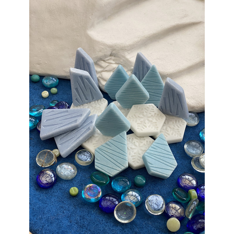 Ensemble de 18 pierres polaires Scenery