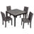 5-Piece Dining Table Set With 4 Chairs