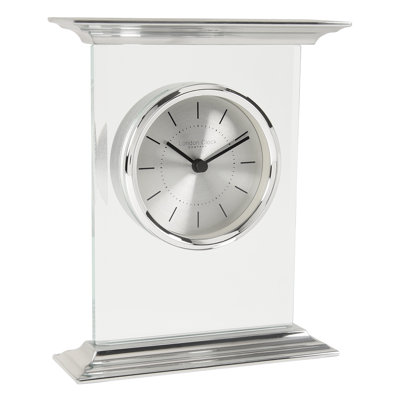 Mantel Analogue Metal Tabletop Clock