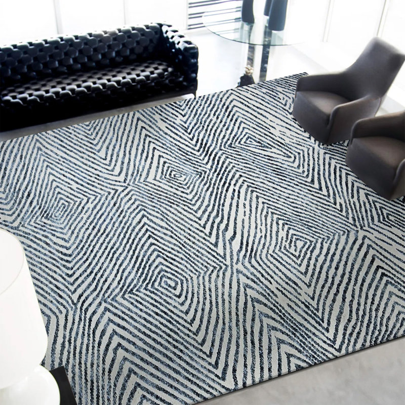 Tapis rectangulaire noué à la main, Rectangle 12 pi x 15 pi