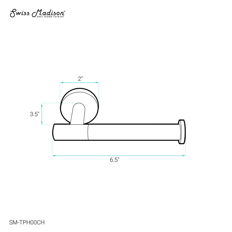 Avallon Toilet Paper Holder In Chrome
