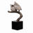 Couple Crested Tit On Branch Lifelike Bird Resin Home Tabletop Decor