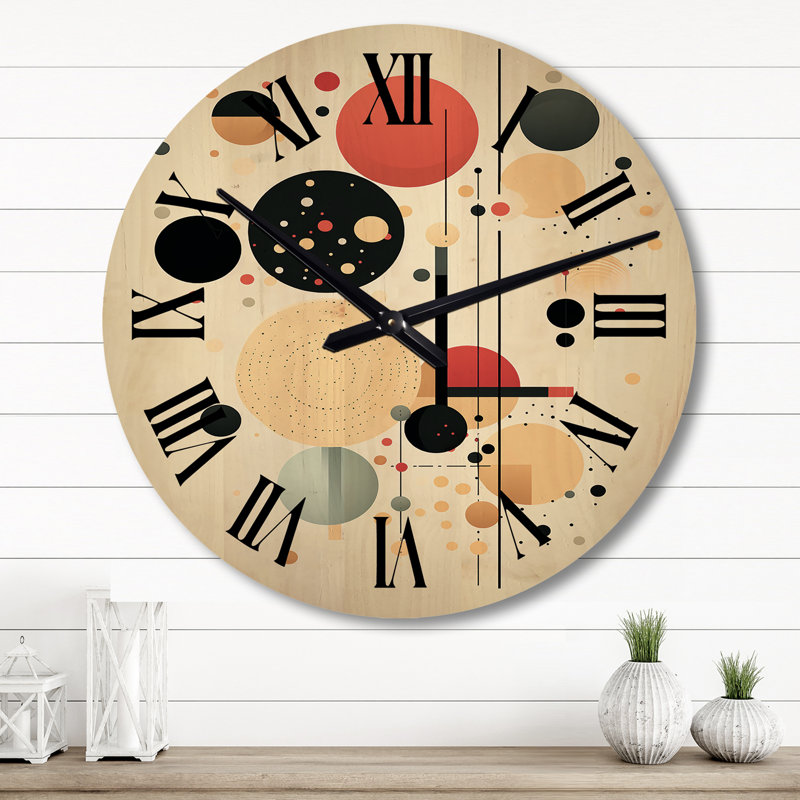 Horloge murale distante solitude, Grand