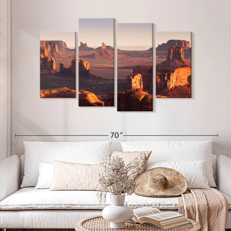 Radiant Monument Valley, 32" H x 52" W