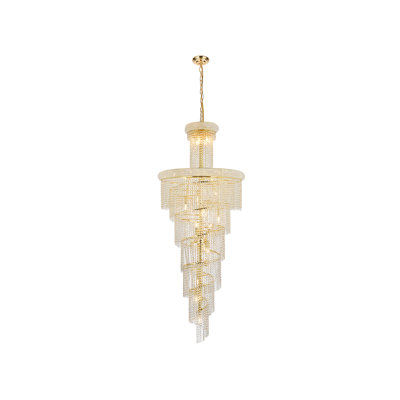 Sterns 28 - Light Dimmable Tiered Chandelier