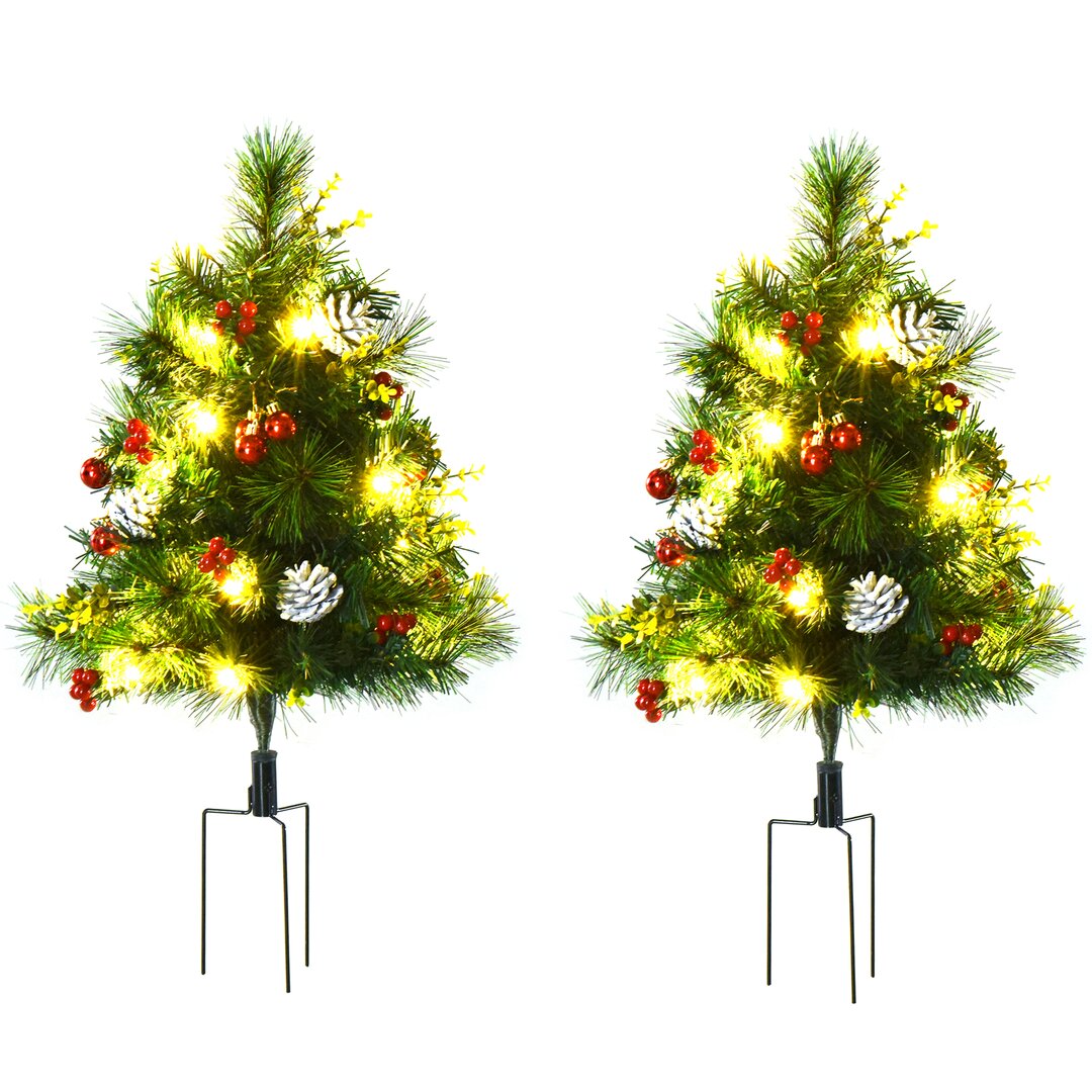 Künstlicher LED-Weihnachtsbaum in Warmweiß