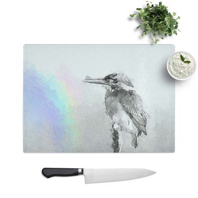 Tempered Glass Light Chopping Board