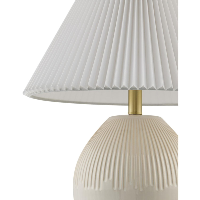 Lampe de table Stoltzmann, Crème, crème