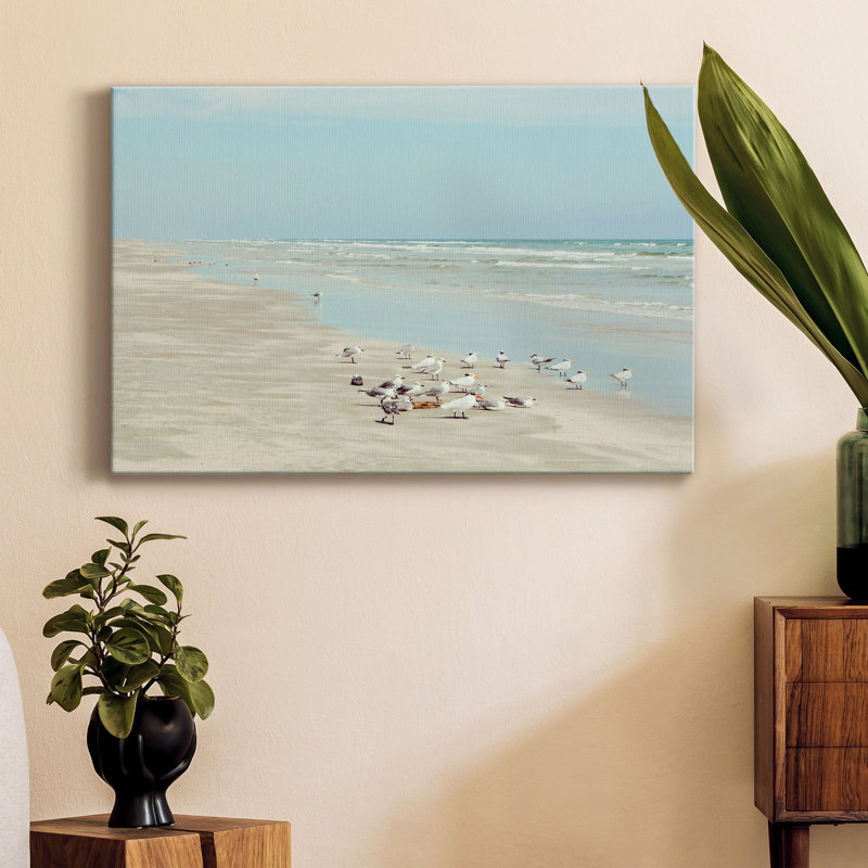 «Padre Island Shore Birds», impression sur toile tendue, H 12 po x l 8 po x P 1 po