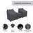 Billmont Wicker/Rattan Patio Conversation Set Furniture Cover