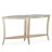 Malibu Crest 61 " W Glass Top Console Table