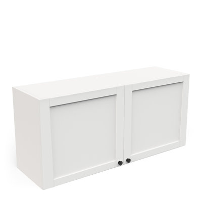 "COTTAGE" 120CM WALL CIPBOARD WITH 2 FRAMED DOORS