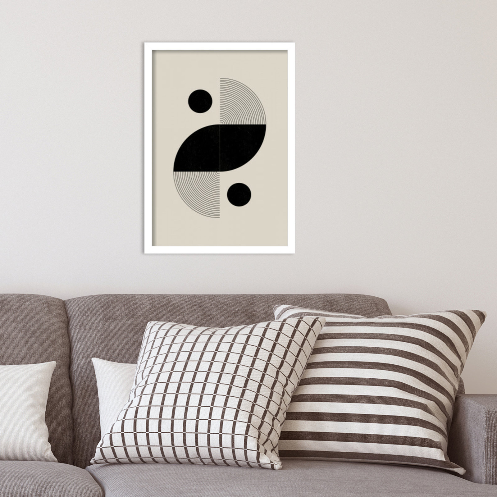 BaB No 3 by The Miuus Studio, White, 21" H x 15" W x 1" D