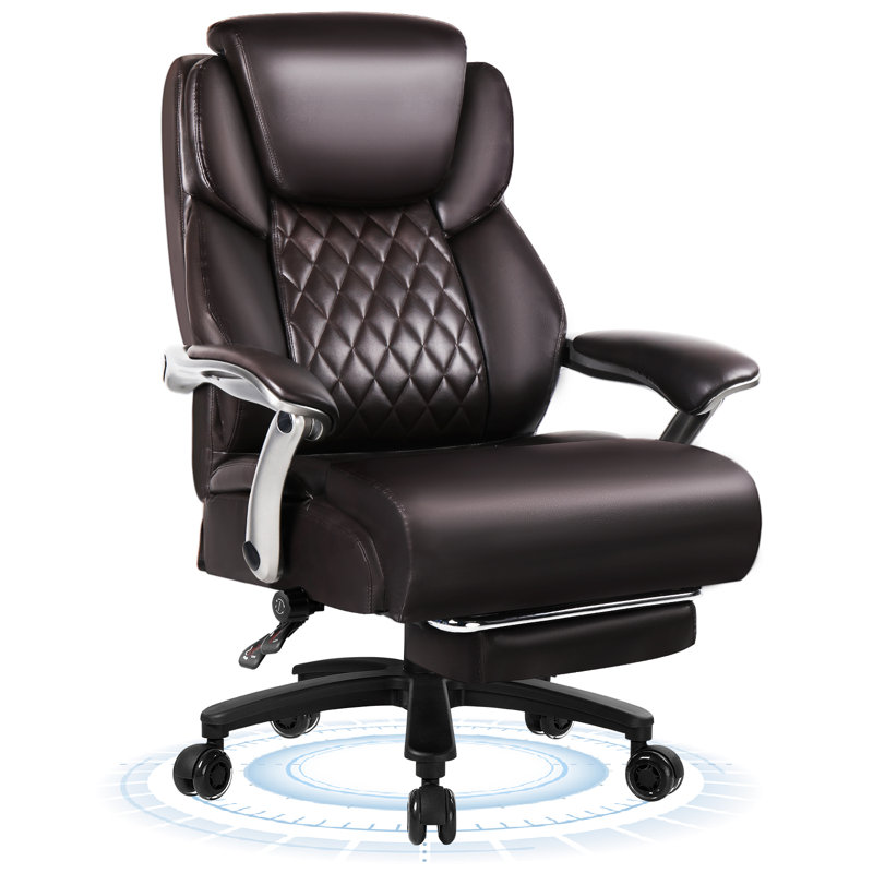 500Lbs Big And Tall Office Chair, Brown