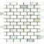 1" x 2" Marble Brick Joint Mosaic Wall & Floor Tile-50183943