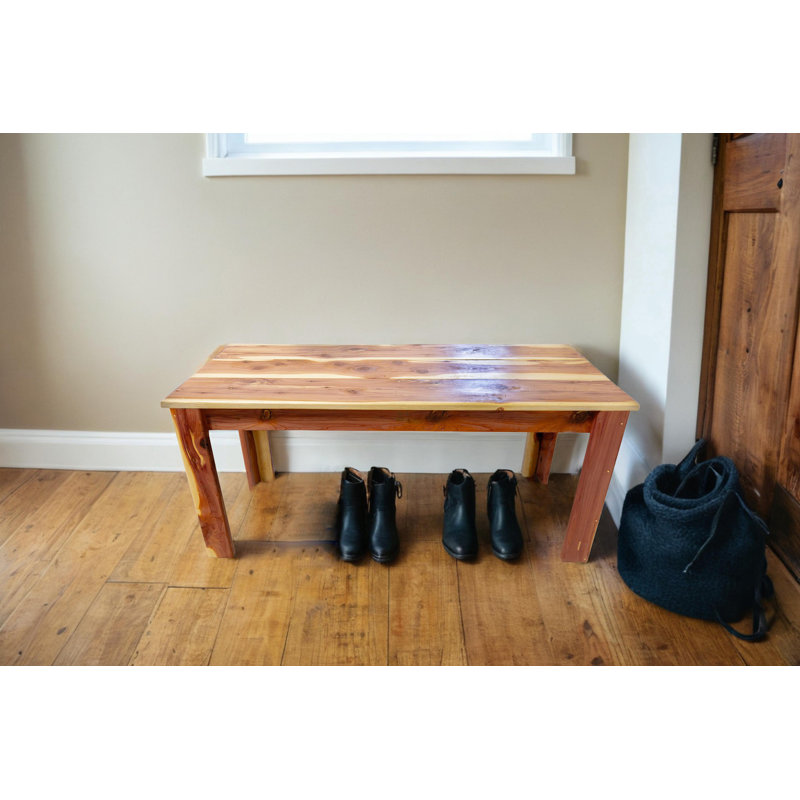 Banc en cèdre rouge Ozark Mountain
