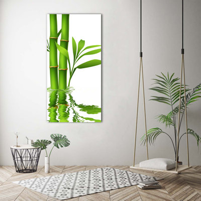 Bamboo 1 Piece Wrapped Canvas Wall Art