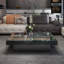 Table basse carrée suspendue en marbre-1356241494