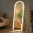 Led Full Body Mirror Arched Wall Mounted Free Standing Leaning-2146605095