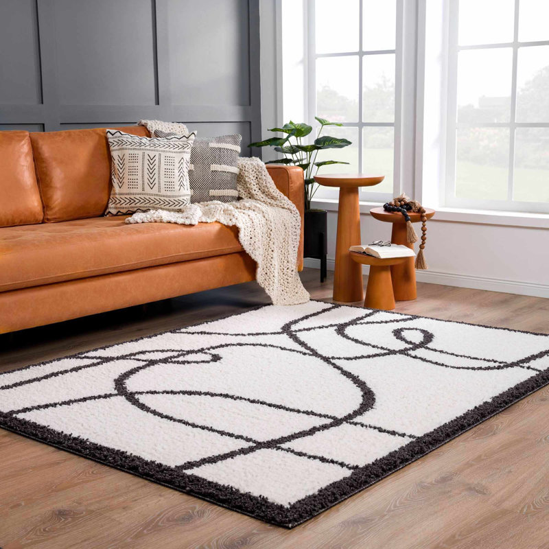 Danicka Abstract Indoor Rug, Rectangle 5'3" x 7'