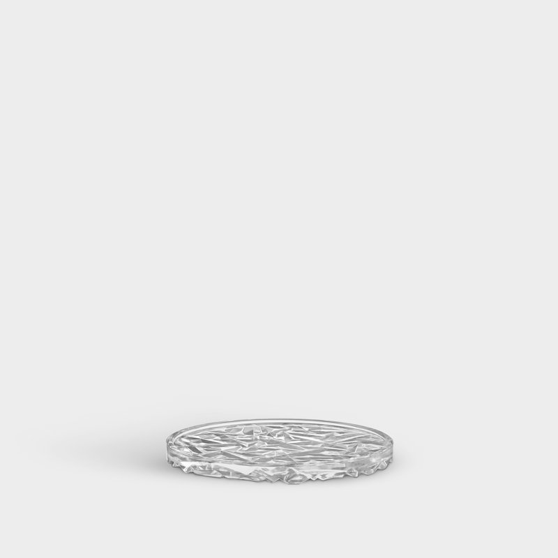 Carat Glass Round 1 Piece Coaster