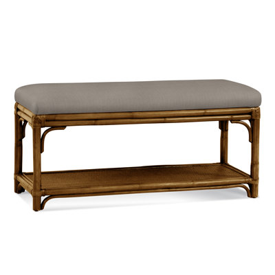 Banc de rangement en osier Summer Retreat