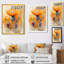 «Morning Summer Yellow Thistle I - Thistle», art mural-369777972-369777973