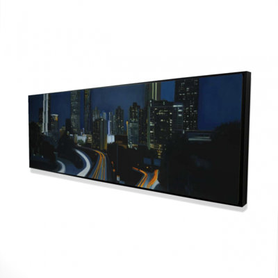 Atlanta At Night Print On Canvas