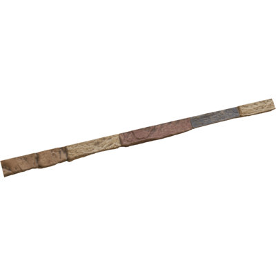 Sill Universal Universal pour panneaux de parement en faux pierre EverStone, l 48 po x P 2 po x H 2 po, couleur Adobe