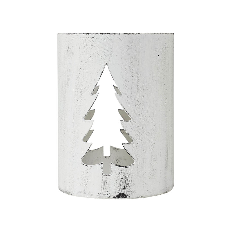 Festive Finds Votive Candle Holder Christmas Tree, 6" H x 4.25" W x 4.25" D