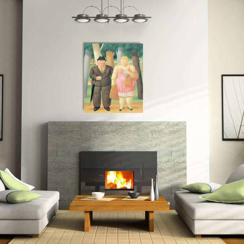 Botero - No Frame Print on Wood
