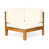 Coussin beige / structure en bois sélectionné
