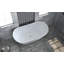 Baignoire de trempage autoportante en acrylique 55 po. X 27,5 po.