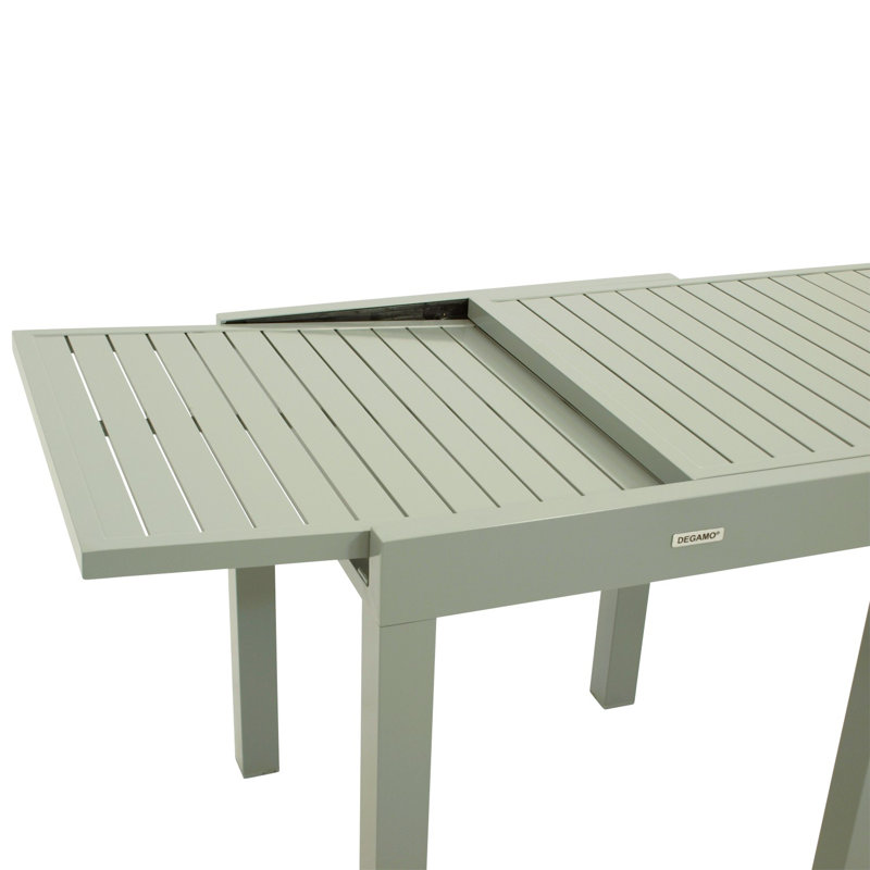Rectangular Metal Outdoor , 140cm cm W 70cm cm D, Silver