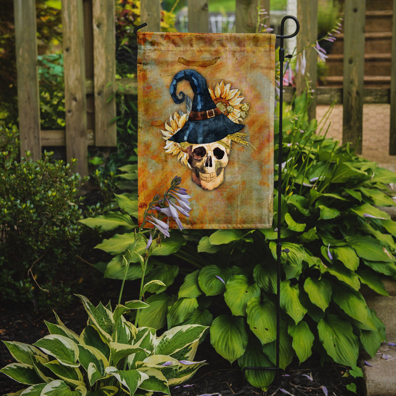 Drapeau de jardin en polyester 15 x 11 po Saro