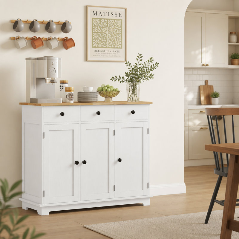 40" Modern Kitchen Storage Cabinet