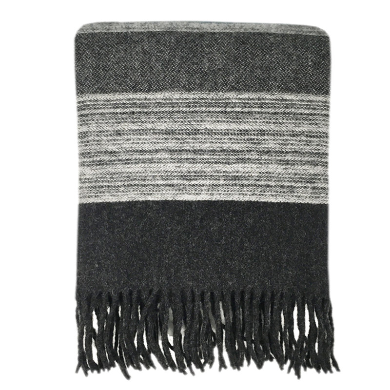Brian Throw Blanket, Night Black
