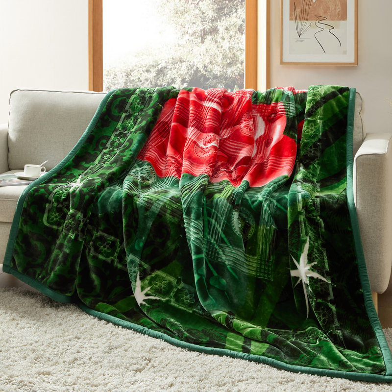 Couverture en peluche Nestl, Très grand, Vert