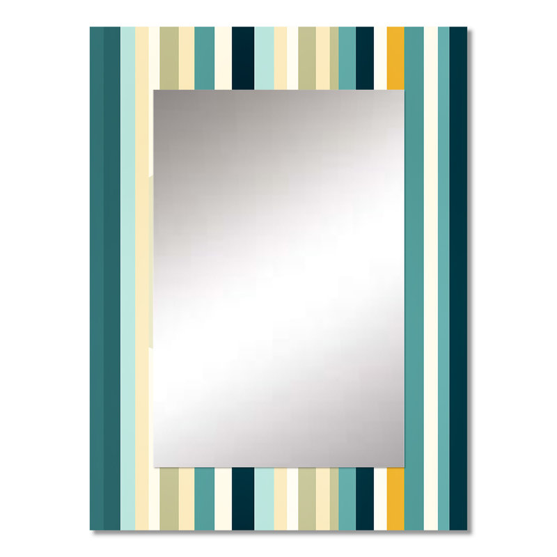 Motif rayé vert et jaune Atenea Jungle, 32 po x 24 po