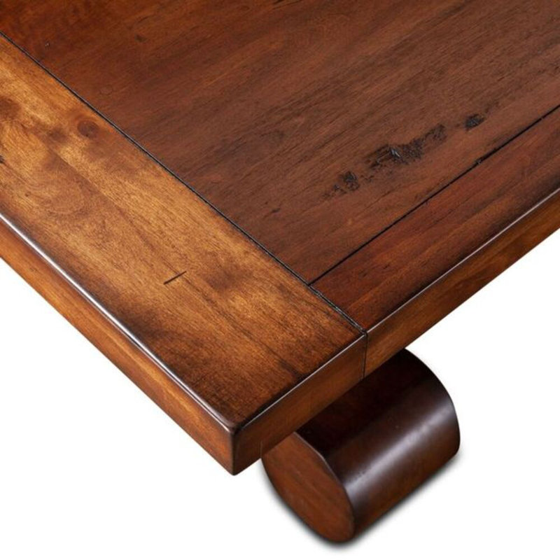 Grassroots Solid Wood Dining Table, 31"H x 110"L x 88"W