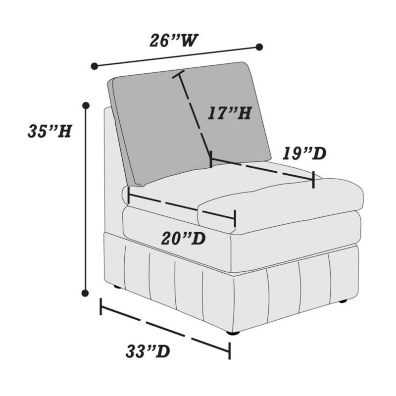 Ensemble modulaire 6 pièces Contemporary