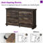 Commode double en bois Quan Farmhouse-179573690