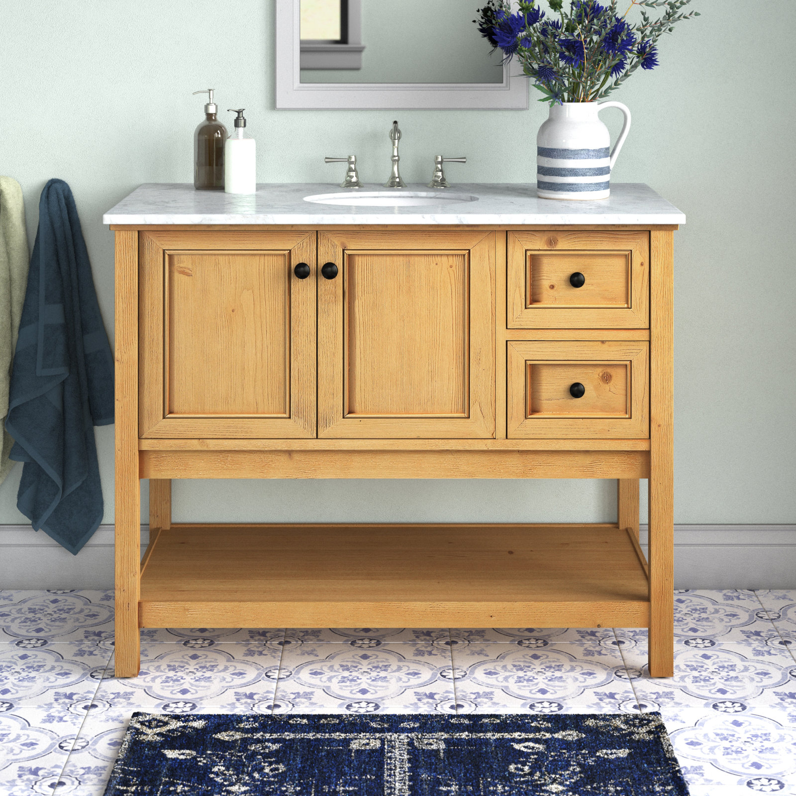 Bonsai 42'' Single Bathroom Vanity, Natural
