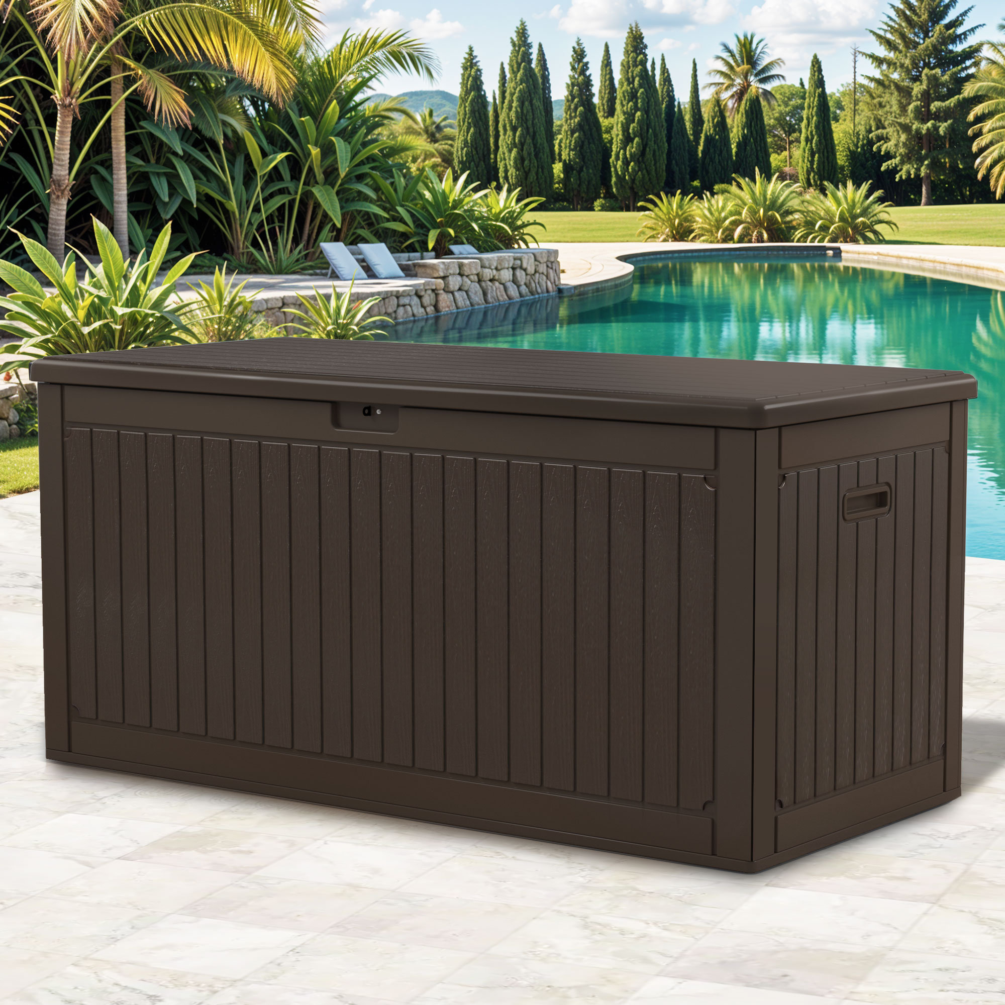 Edrosie Inc 270 Gallon Resin Outdoor Storage Box & Reviews - Wayfair Canada