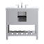 Meuble-lavabo simple 36 po Pelaghia-57367889