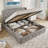 Bertile Upholstered Metal Wingback Storage Bed-1065695948-1068251215